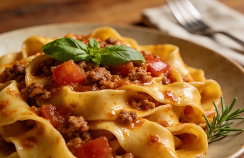 DMG emulsifier in pappardelle